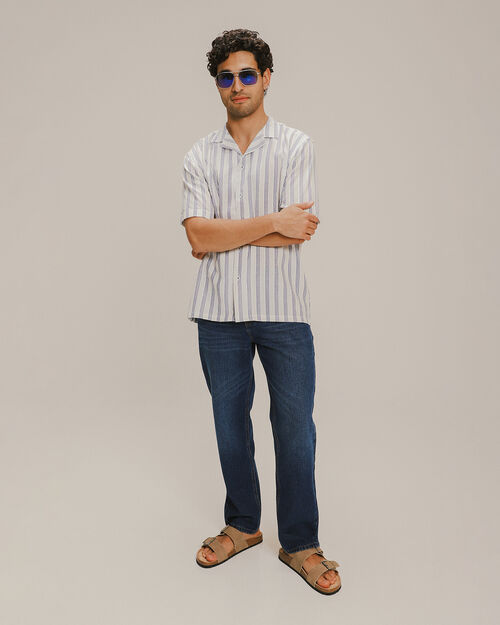 Camisa Rayas Fit Relajado